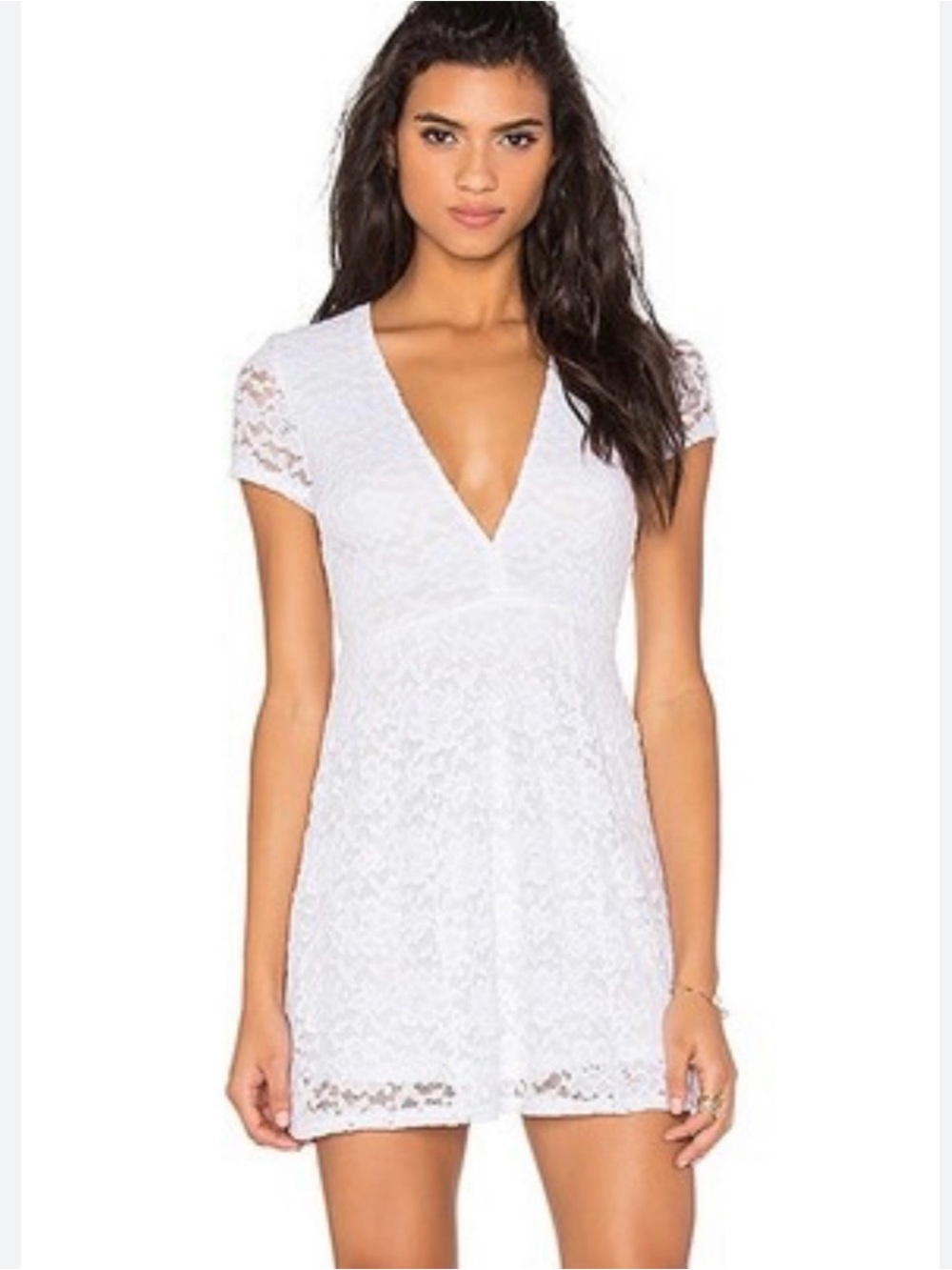 Show Me Your Mumu Ibiza White Lace Dress